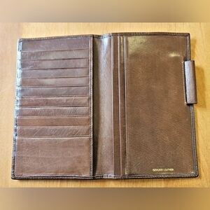 Single Fold Brown India Genuine Leather Wallet